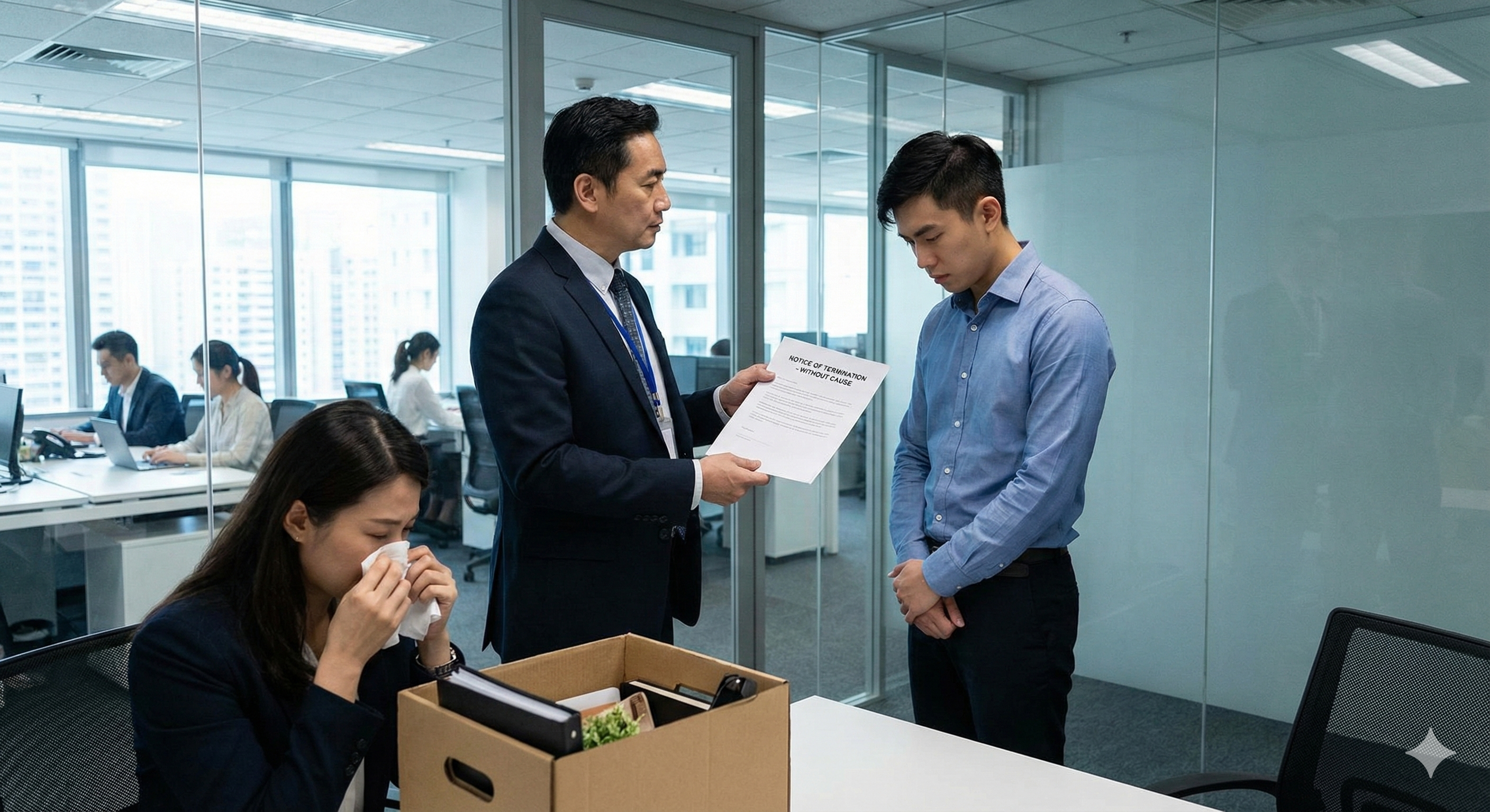 Employees dismissed without proper notice